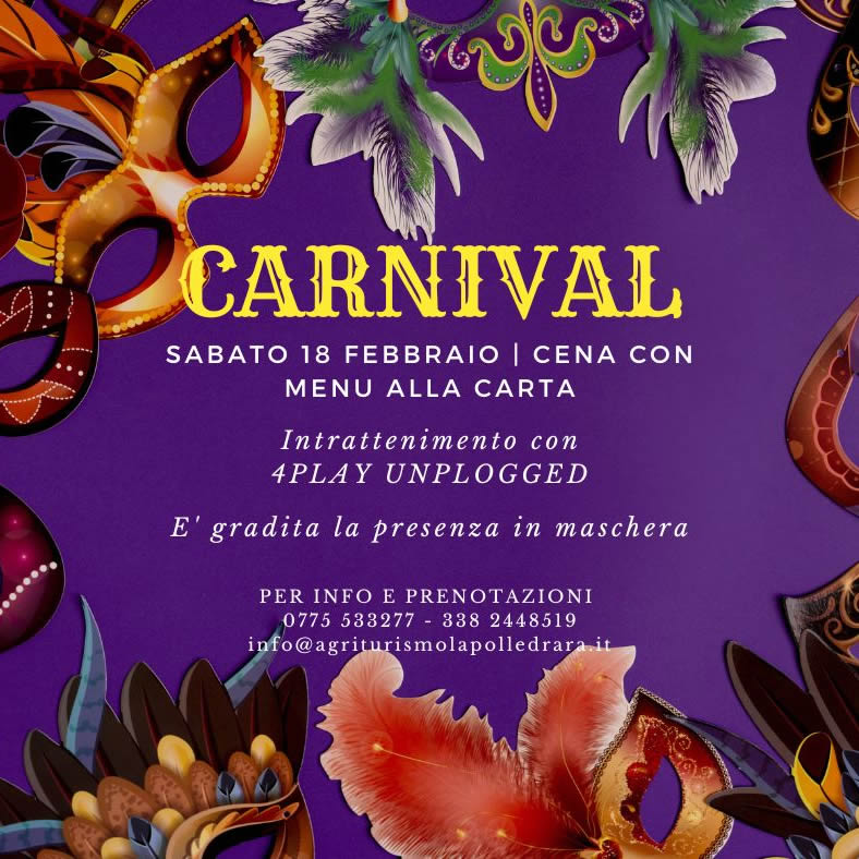 Featured image for “16 Febbraio 2023 – Carnival”